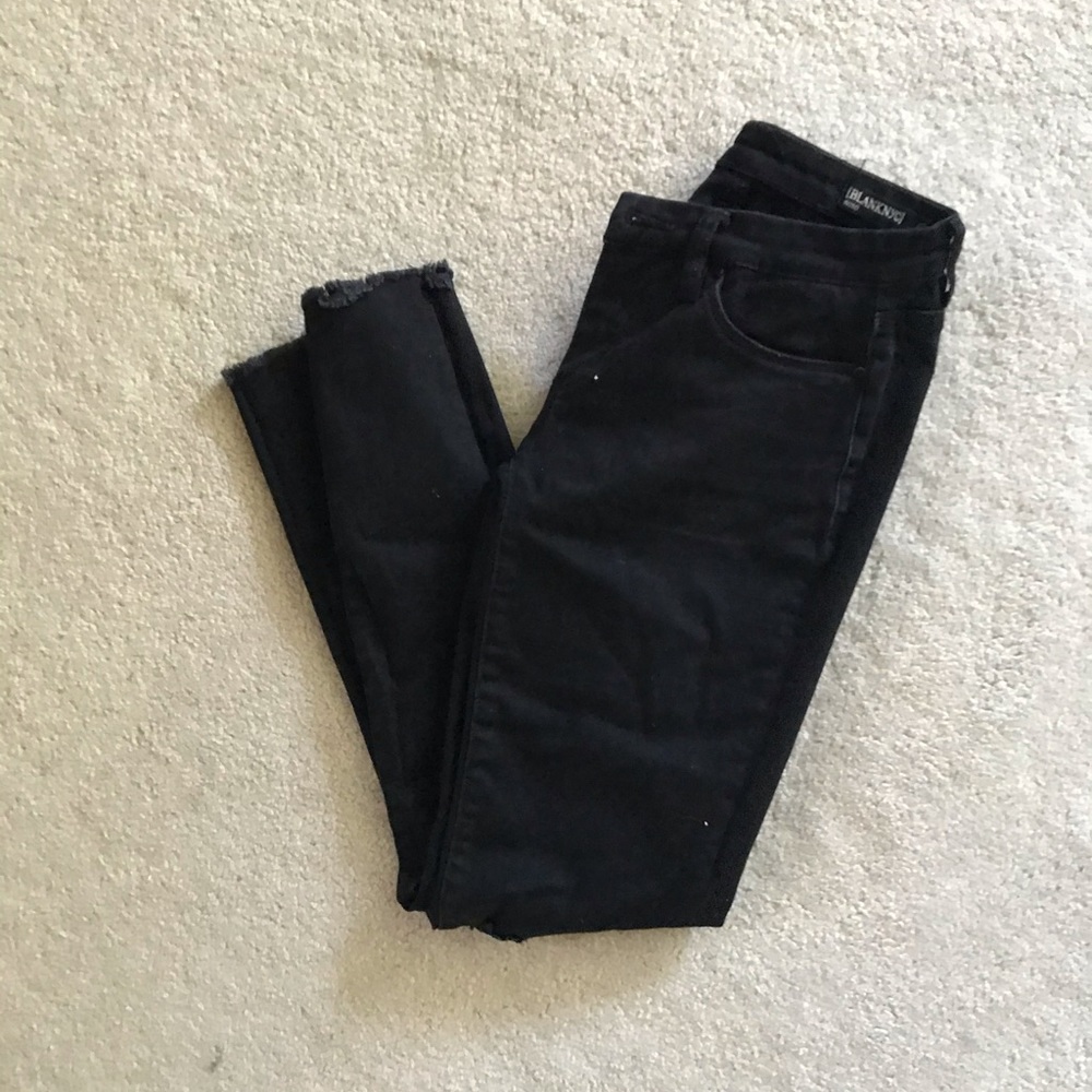 Blank NYC ripped black skinny jeans